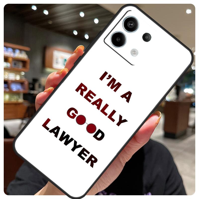 Good Lawyer Case For Xiaomi Redmi Note 13 12 9 10 11 14 15 Pro Plus Cover For Redmi 14C 10C 12C 13C 15 C