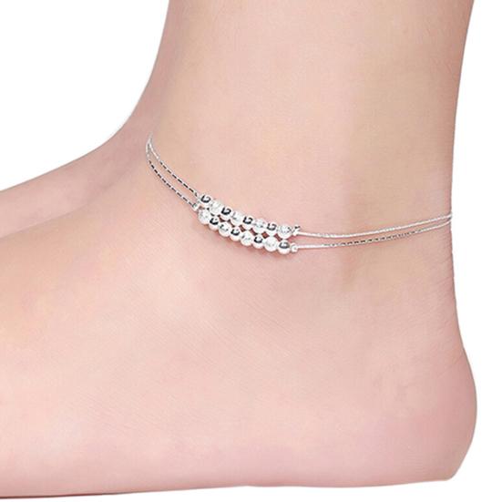 Anklet Exquisite Adjustable Women Star Heart Beads Pendant Foot Bracelet for Shopping