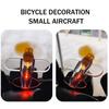 Motorcycle & Car Electric LED Colorful Lights Rotatable Airplane Wind-Powered Airplane Decor Car Motorcycle Bikes Bicycle Decor