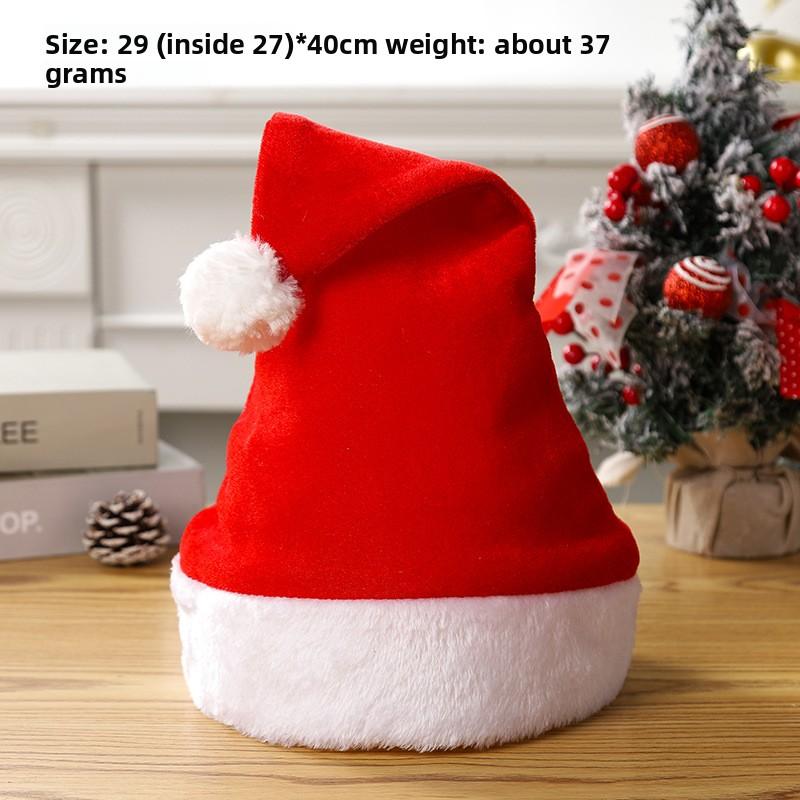 Christmas Decorations Christmas Hat Santa Claus Lamp Non-woven Hat Christmas Gift