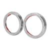 2pcs Air Conditioning Knob Trims Rings Decor Replacement for Mercedes Benz GLE M GLK SL GLS SLK