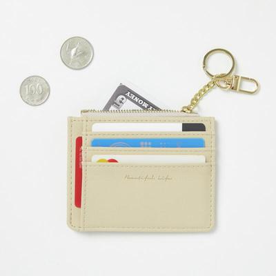 Side Zipper Card Wallet Beige (28002885)
