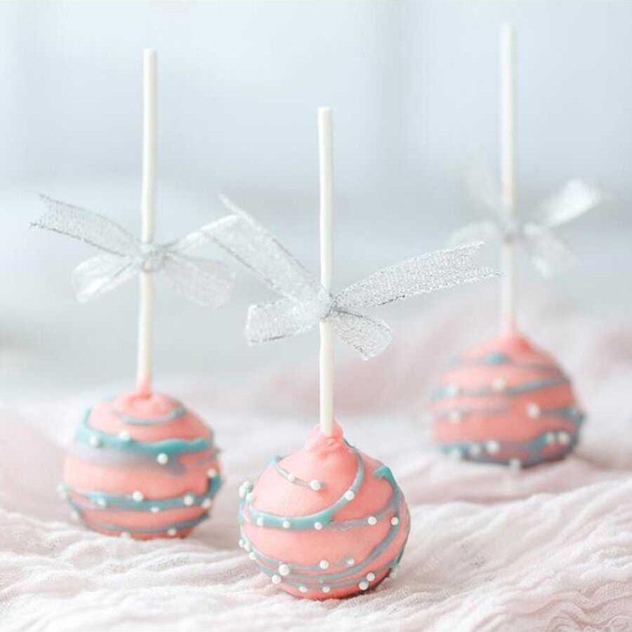 100pcs Transparent Piping Bags & 100pcs Candy Paper Lollipop Sticks Cake Decorating Cookie Decoration & Kitchen Pastry Making