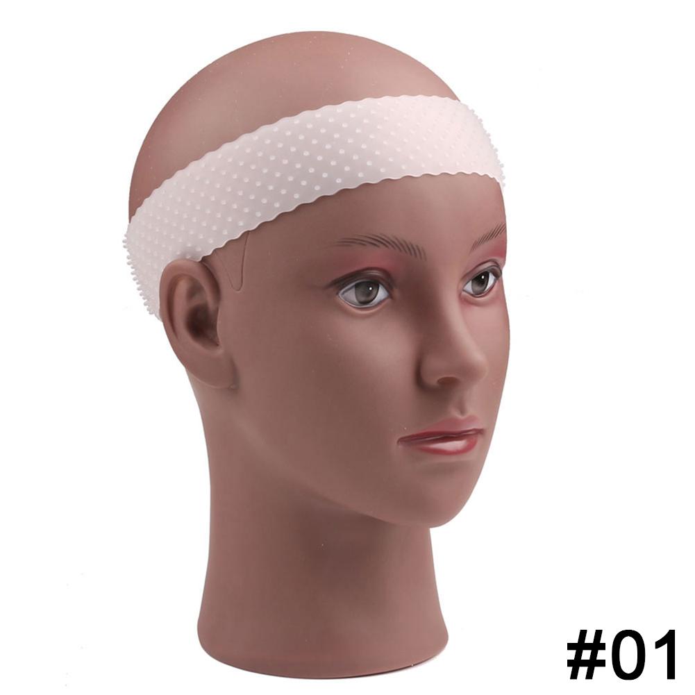 Silicon Wig Band Elastic Wig Grip Brown Transparent Black Headband For Fix Wigs Beige Hair Band Without Gel Or Glue Non Slip