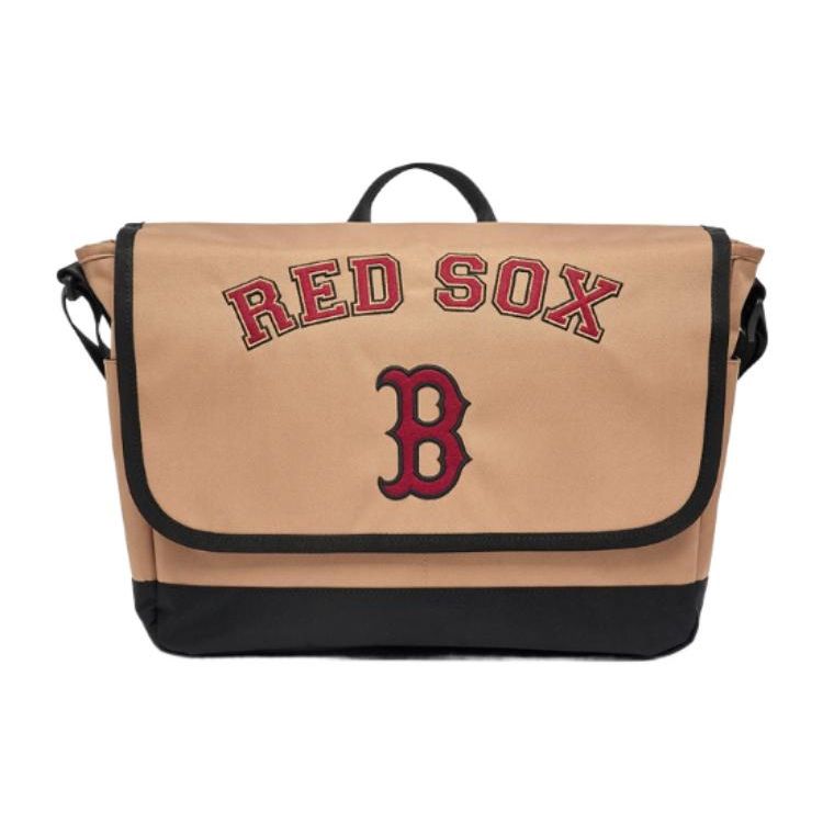

MLB New York Yankees Large Logo Multi-Pocket Practical Polyester Messenger Bag Unisex Bags Khaki 7ACRBV23N-43BGD Khaki