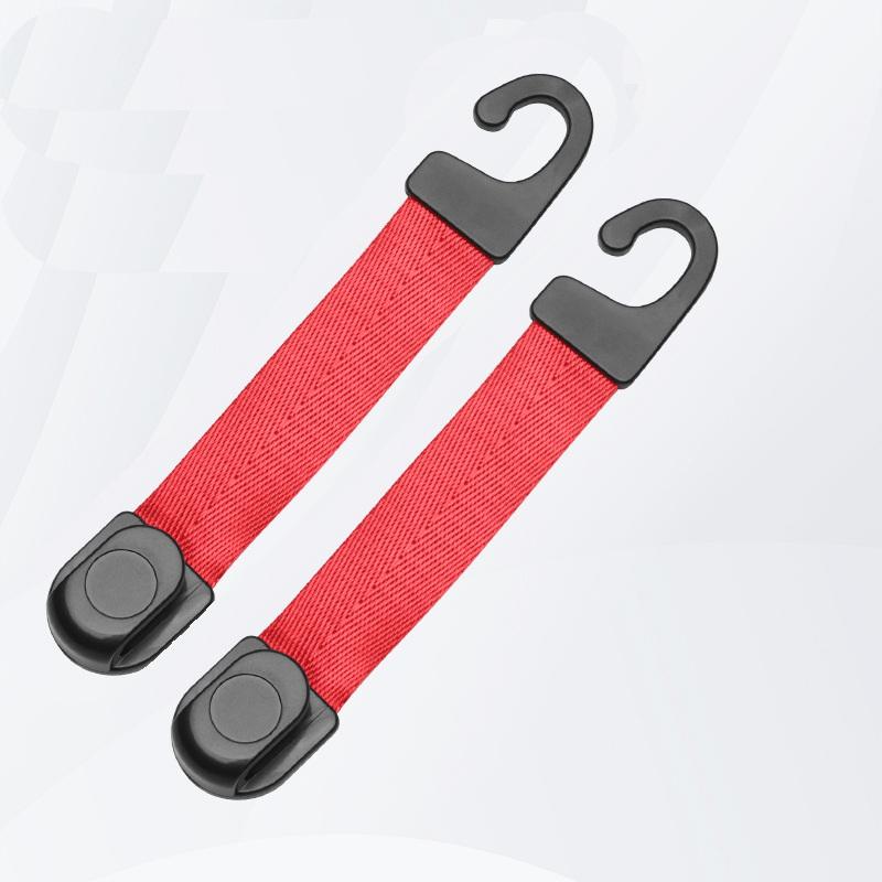 

2Pcs Car Storage Interior Accessories Car Headrest Hooks Hanger For Bags Seat Back Organizer Holder Clips Auto Fastener Hooks красный
