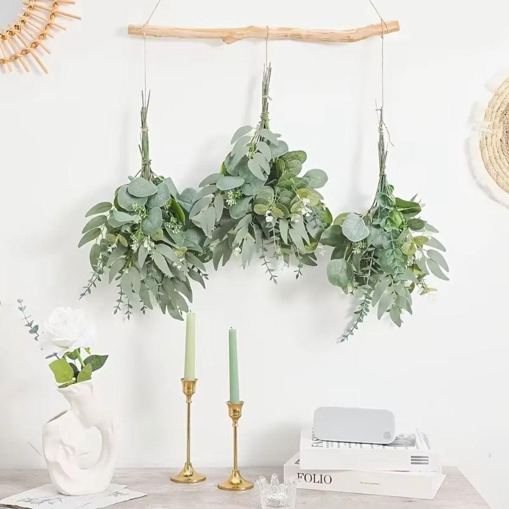 70 PCS Eucalyptus Leaves Artificial Flowers Bouquets DIY Mixed Floral Decor Bulk Home Decor Floral Arrangement