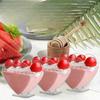 10pcs- Heart-shaped Mousse Cup Pudding Cup Heart-shaped Jelly Cup Tiramisu Cup Dessert Cup Plastic Dessert Cup