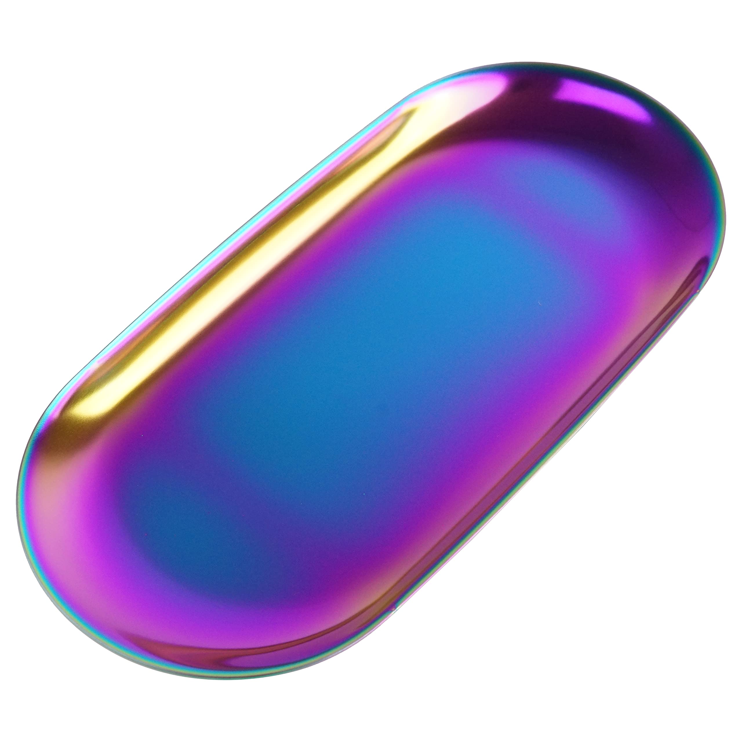 

взять зеркало Маленький предмет нержавеющее зеркало овальный касса маленький предмет глянцевый [Красивая отделка] поднос, сталь, отделка, 23см, поднос, поднос, ювелирные изделия, ресепшн,