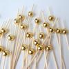 100pcs Versatile Bamboo Food Picks Disposable Dessert Sticks Toothpick Skewer  Cake Dessert