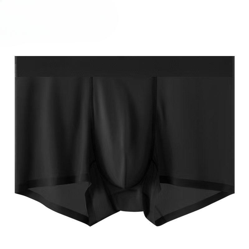 Pánské boxerky z čisté bavlny, antibakteriální, s vnitřním rozkrokem, prodyšné, pro chlapce, jednobarevné, pro mladé muže, do poloviny pasu