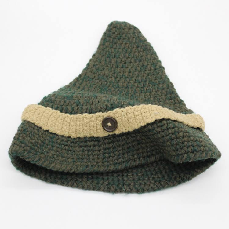 

Женская вязаная шапка с помпоном из шерсти ручной работы в корейском стиле для зимы и Рождества светло-синий