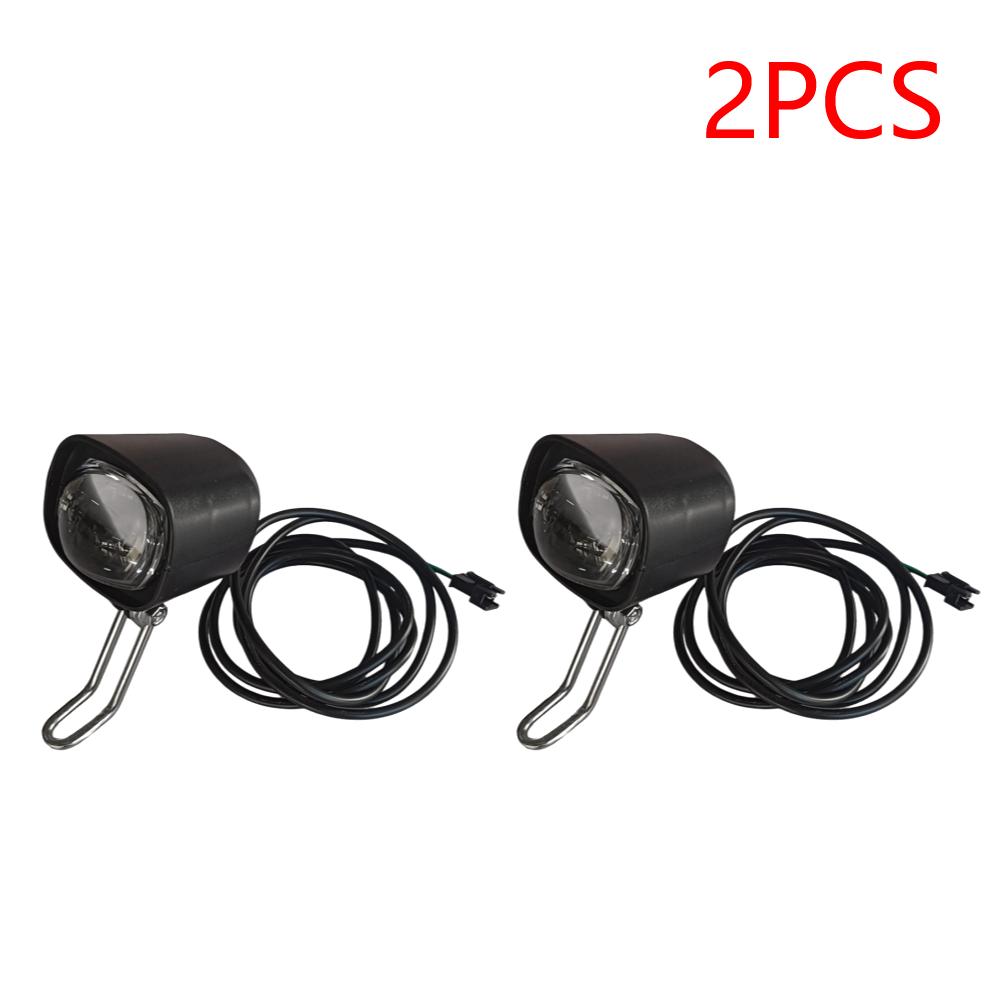 Electric Bike LED Front Light E-Bike Bicycle Motorcycle 2 In 1 Waterproof Horn Headlight Cycling Accessories