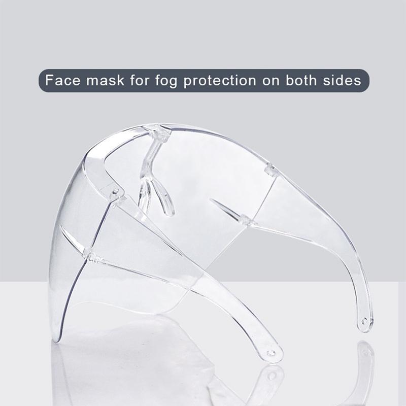 Transparent Anti-Fog Anti-Splash Protective Mask Full Face Covered Safety Sunglasses Protective Faceshield Glasses Sunglasses