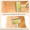 Stainless Steel Pet Grooming Brush Double Sided Cat Hair Remover Deshedding Brush  Kitten Grooming