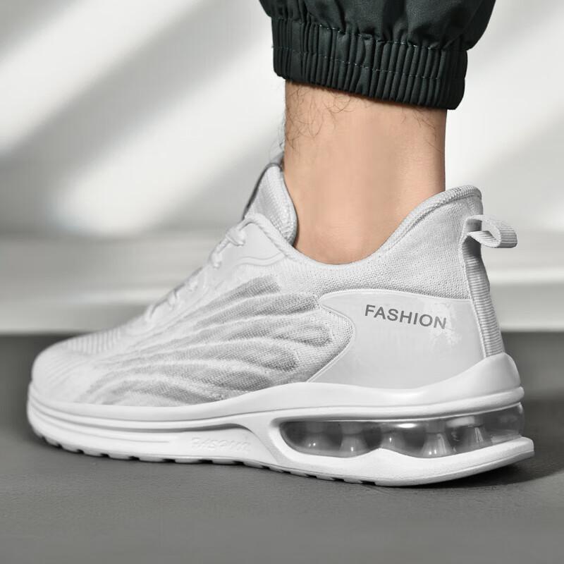 Air Cushion Sneakers Men's Summer Breathable 45 Large Size 46 Teenagers 47 Junior High School Students 48 Running Dad Men's Shoes