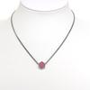 Marc Jacobs 4S4JER001J11 029 Women's Necklace, Pendant, Silver, Pink, [Used]