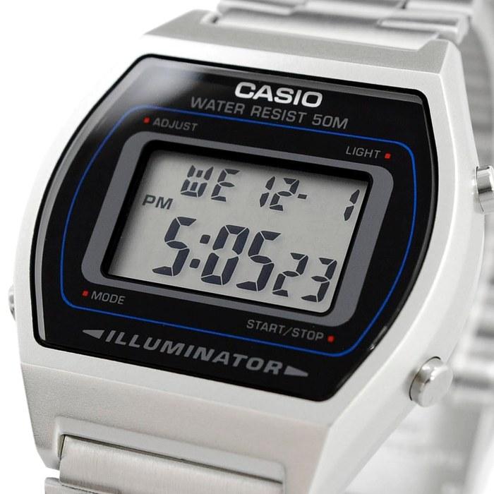 [Casio] B640WD-1AV Digital Watch - Silver