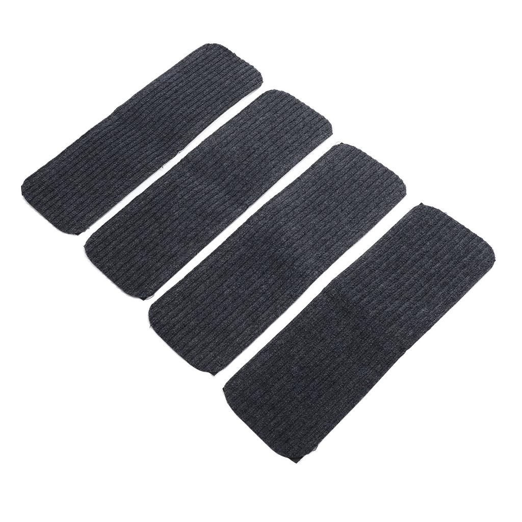 4Pcs RV Stair Covers Carpets Anti Slip Quick Drying Waterproof RV Step Covers Rug with Reflective Strip for RVs Motor