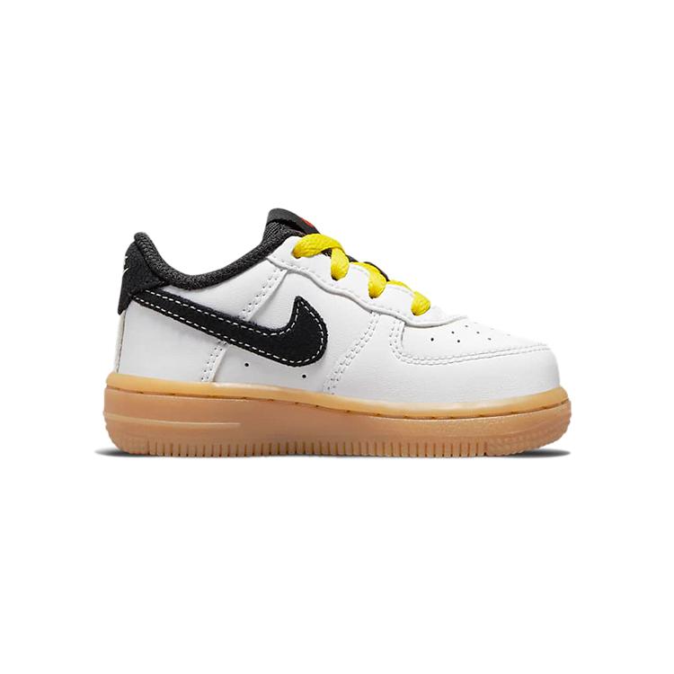 Nike Air Force 1 LV8 Low top Skateboard Shoes White Brown Infant And Toddler DO5863-100