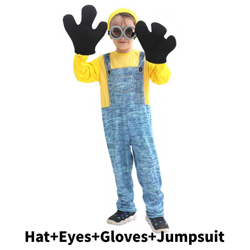 Despicable Me Minion Bob Costume 4piece Set Minionkostüm For Children Size