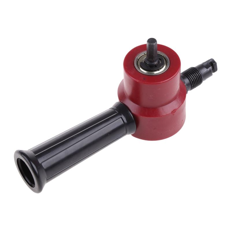 Tool Parts Professional Nibble Metal Cutting Double for Head Metal Sheet Cutter Saw Cutter Drill Attachment