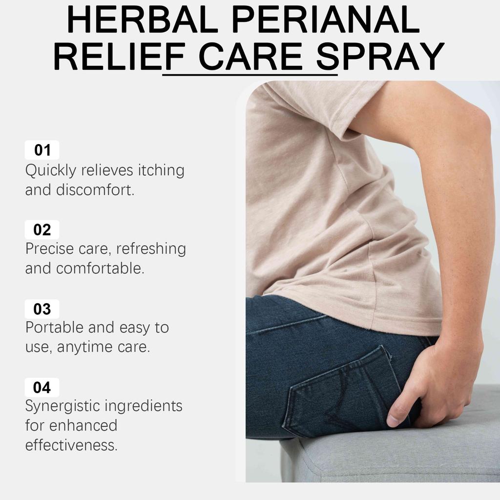 Herbal Perianal Care Spray Herbal Perianal Care Spray Herbal Hemorrhoid Spray Reduces Itching And Discomfort,30ml