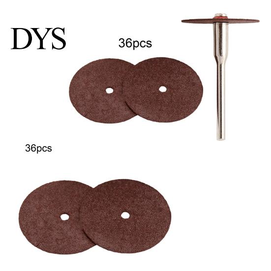 Cutting Discs Kit 36/37Pcs Wear-proof High Efficiency Hand Resin Tools Cut Off Wheels Rotary for Metal Polishing