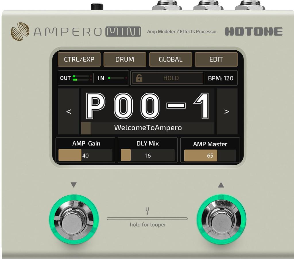 HOTONE Multi Effector AMPERO Mini (Regular Edition)