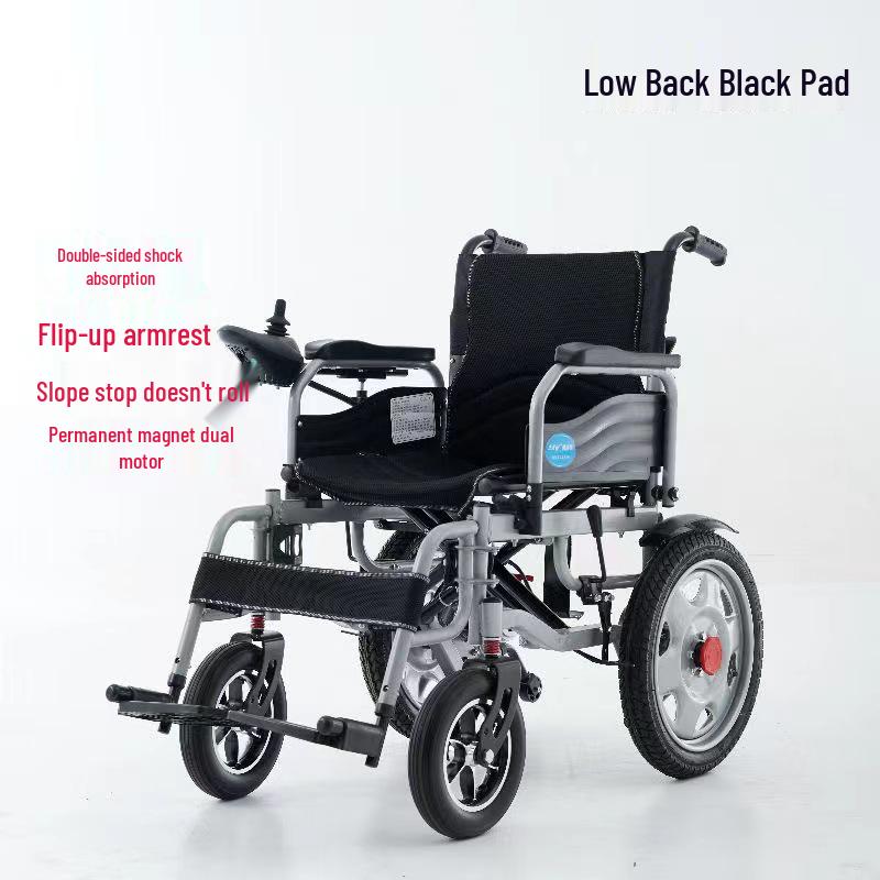 Automatic 24V Intelligent Foldable Electric Wheelchair for Disabled and Elderly Mobility