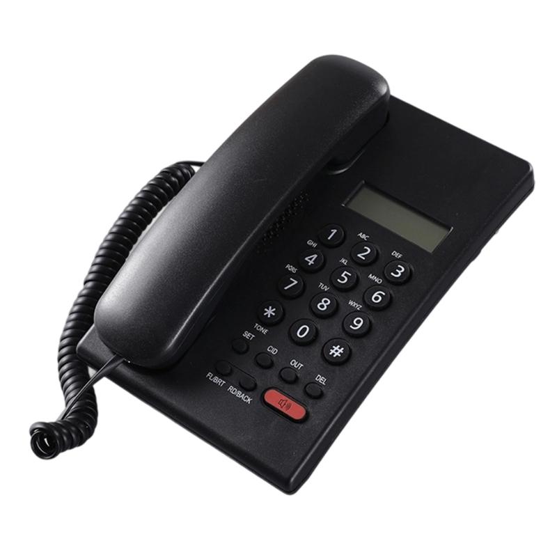 Kabelgebundenes Festnetztelefon Festnetz-Schreibtisch-Festnetztelefon Geräuschunterdrückung Anrufe Geeignet für Zuhause Hotel Büro