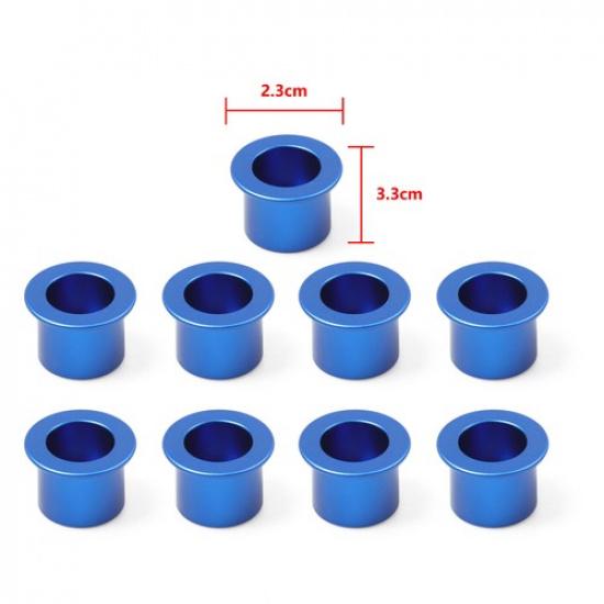 9X Blaue Dachluke Schalter Griff Dekor Abdeckung für Ford Bronco 4-Türer