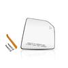 Mirror Glass Heated Blind Spot For 2015- Ford F150 Passenger Side FO1325141