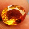 Sparkling 7.10 Ct Natural Fire Orange Sapphire CERTIFIED Loose Gemstone Oval Cut A-4214