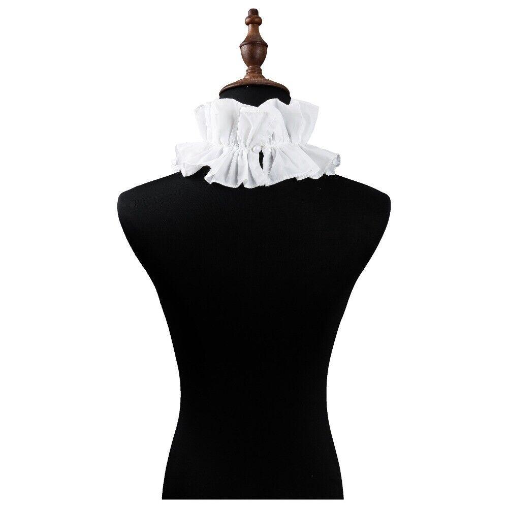 Black White Fake Collar Solid Color Decorative Collar Palace Style Bow Tie  Four Seasons