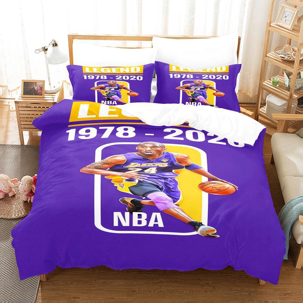 Basketball Digital Printing Bedding Three-Piece Microfiber Polyester Cotton Duvet