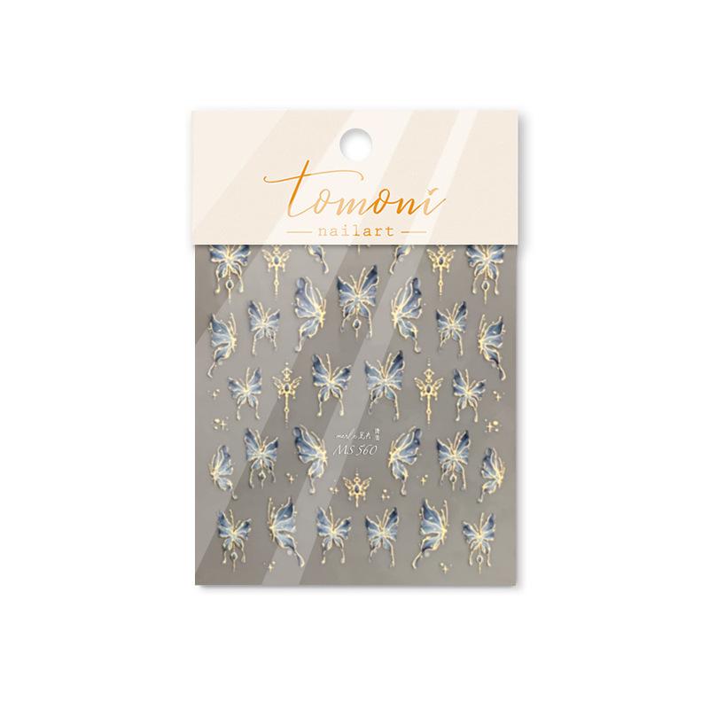 Jelly Butterfly Nail Art Sticker DIY Herstellung kreativer dekorativer Aufkleber