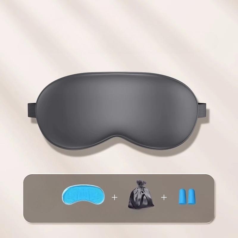 Simulated Silk Eye Mask Sleep Shading Summer To Relieve Eye Fatigue for Men and Women Hot and Cold Eye Mask