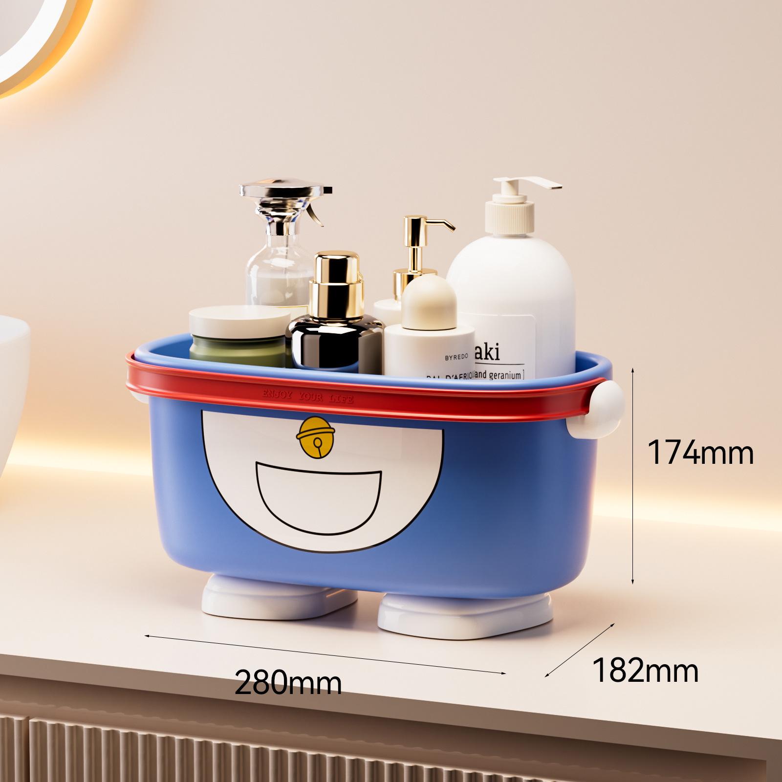 Portable Handheld Basket: Large Capacity Bathroom & Shower Storage without lid