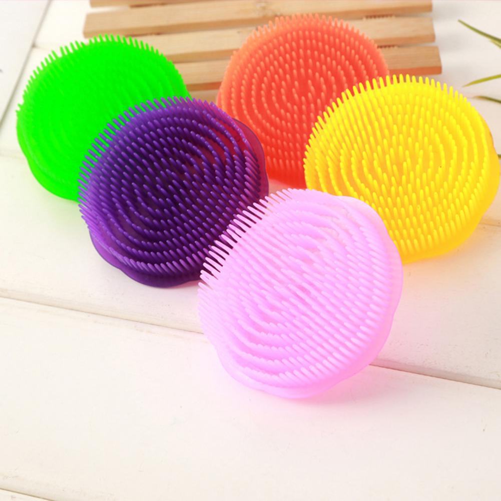 Reusable Massage Brush Round Cleaning Tool Massage Comb Bathing Hair Scalp Comb