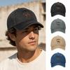 Breathable Dad Hat Curved Brim Distressed Hat Vintage Camel Print Baseball Cap  For Men Women