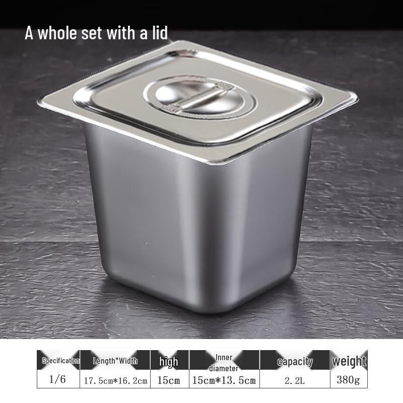 Tianze Stainless Steel Food Pan with Lid