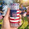 Independence Day Glitter Patriotic Red White and Blue Body Stick, 4th of July Accessories for Women Kids, Sparkling Self-adhesive For Face Hair