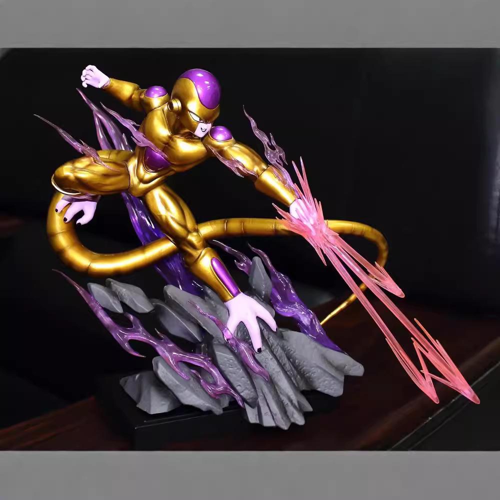 Anime Dragon Ball Figure GK Final Form Frieza Gold Freezer Figures Action Figurine Model Pvc Statue Toy Doll Gifts