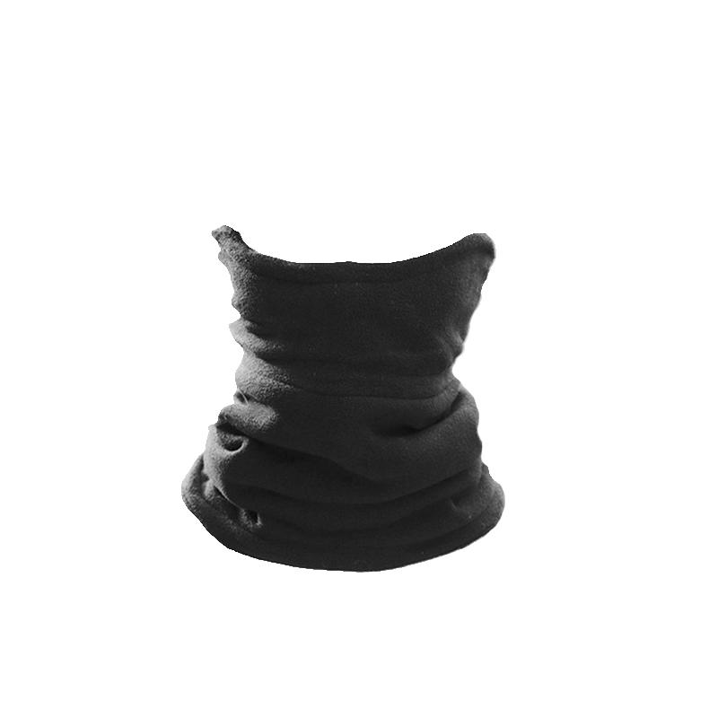 1 Pièce Écharpes de Cou Mode Doublure Épaissie Masque Facial Coupe-Vent Garder au Chaud Chauffant Couleur Unie Polyester
