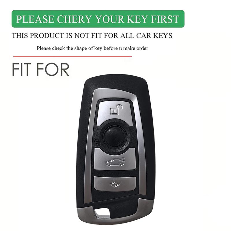 New 3 Buttons Silicone Car Key Case For Bmw 1 2 3 5 7 Series F10 F20 F30 335 328 535 E90 E92 E93 Cover Remote Fob Shell Jacket