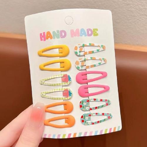 Children's Hair Clips Small Water Drop BB Clip Hairpin Barrettes Bangs Side Clip Kids Headwear Baby Girl Hair Accessories