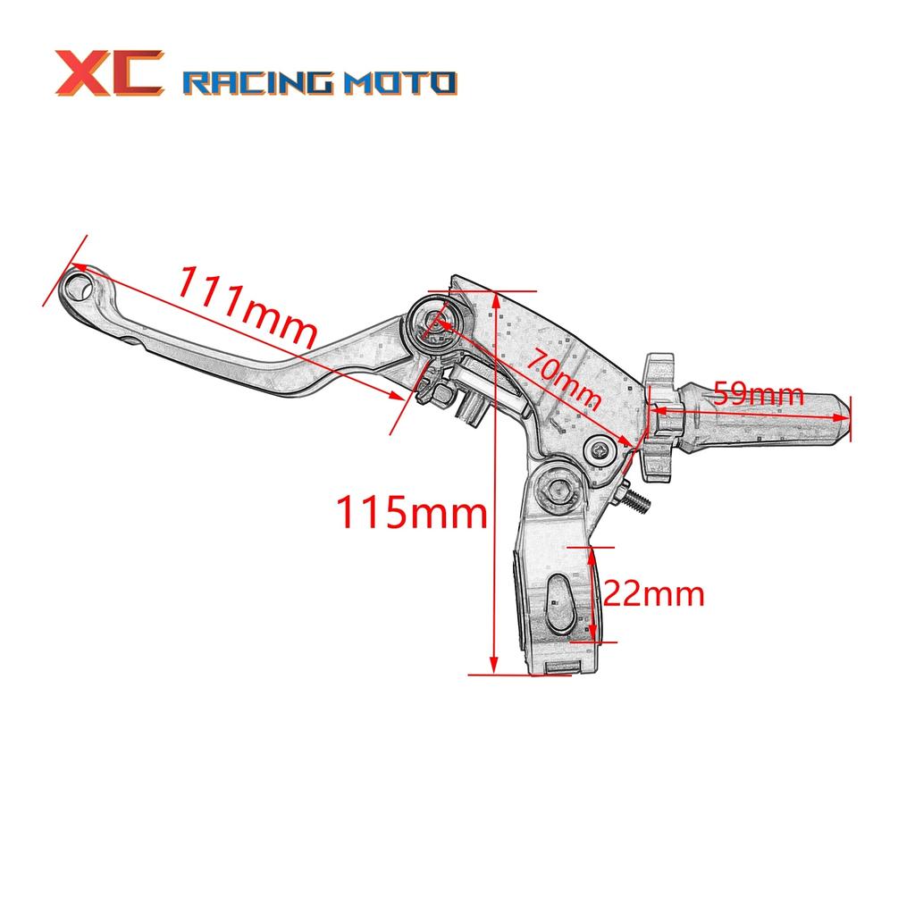 For Kayo T2 T4 T6 K2 K6 K6R KT250 Bosuer Zongshen Honda Yamaha Motorcycle Accessories CNC Adjustable Folding Brake Clutch Levers