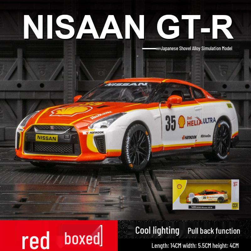 

Caipo 88469E Модель автомобиля из сплава Nissan GT-R со звуком и светом