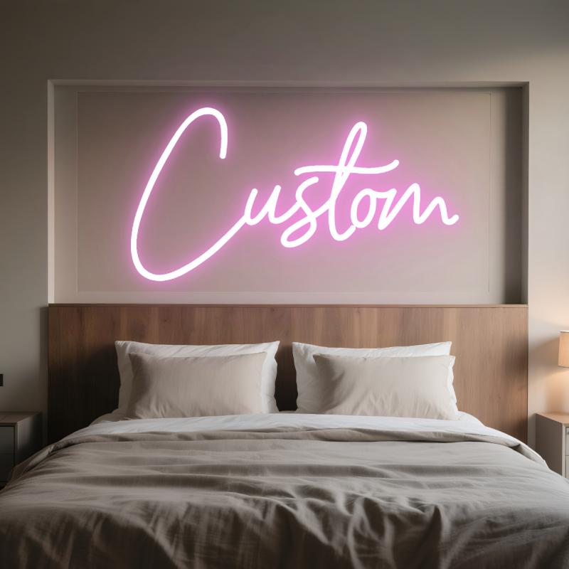 Custom LED Neon Sign Personalized Name Light for Kid Teens Bedroom Unique Gift with Customizable Designs for Trendy Wall Decor